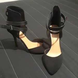 Suede heels
